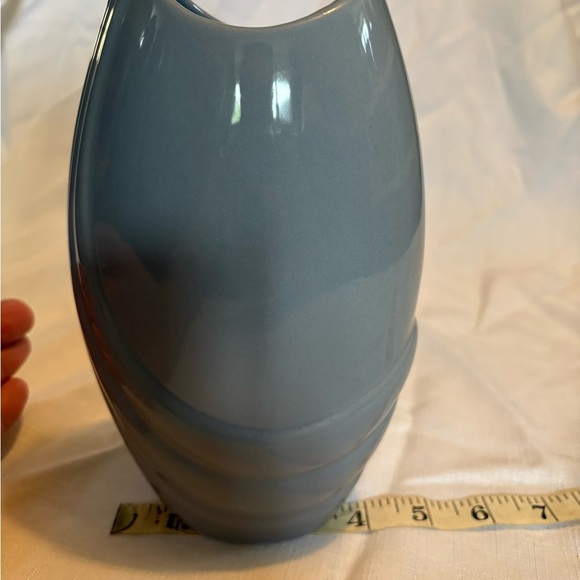 Vintage Art Deco Elegant Gray Ceramic Vase - Picture 7 of 8
